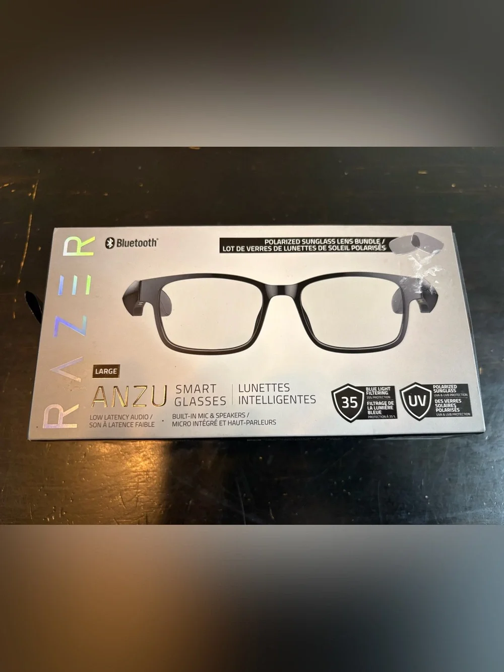Razer Anzu Smart Glasses Blue Light Filtering & Polarized Sunglass Lenses